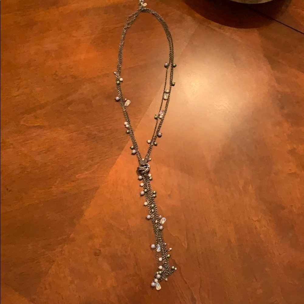 Lia Sophia hematite necklace